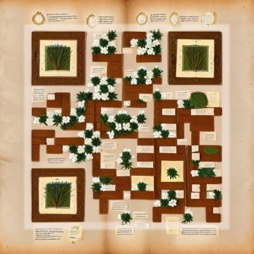 Código QR artístico, diseño herbario