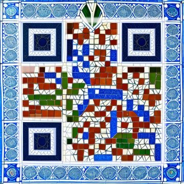 Código QR artístico, diseño talavera